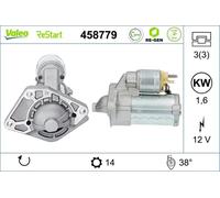 VALEO Alternador arrancador para RENAULT: Mégane, Scénic, Talisman, Fluence, Trafic, Espace & OPEL: Vivaro (Ref: 458779)