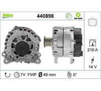 VALEO Alternador Generador 210A 14V Para Renault Espace IV 2.0 dCi