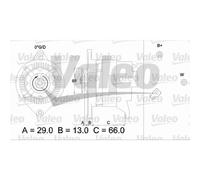 VALEO Alternador Generator 55A 14V para BMW Serie 5 323 III Touring