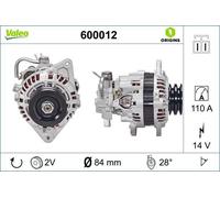 VALEO Alternador para HYUNDAI: Plaza, H100, H1, Starex, Satellite & MITSUBISHI: Pajero, L200 (Ref: 600012)