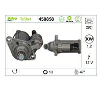 VALEO Anlasser Starter 12 V 1,2 kW 13 Zähne 2 Loch 79 mm 458858