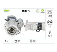 VALEO Anlasser Starter 12 V 2,2 kW 10 Dientes para u.a. MITSUBISHI PAJERO
