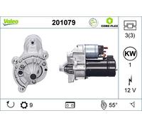 VALEO Arrancador Starter 1 kW Para Citroën Berlingo Xsara Peugeot 306 Cabriolet
