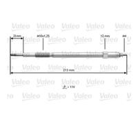 VALEO Bujía Apto para Nissan Trade Camión/Chasis 3.0 Di 4WD
