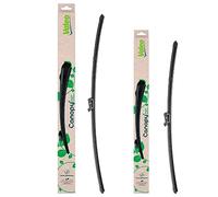 VALEO CANOPY Limpiaparabrisas - Kit De Escobillas Limpiaparabrisas Planas Hechas Con Materiales Naturales Y Reciclados CAN96+CAN51 - Frontales - Longitudes: 750mm+500mm - (Paquete de 2)