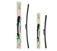 VALEO CANOPY Limpiaparabrisas - Kit De Escobillas Limpiaparabrisas Planas Hechas Con Materiales Naturales Y Reciclados CAN85+CAN25 - Frontales - Longitudes: 650mm+400mm - (Paquete de 2)