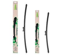 VALEO CANOPY Limpiaparabrisas - Kit De Escobillas Limpiaparabrisas Planas Hechas Con Materiales Naturales Y Reciclados CAN76+CAN56 - Frontales - Longitudes: 600mm+530mm - (Paquete de 2)