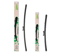 VALEO CANOPY Limpiaparabrisas - Kit De Escobillas Limpiaparabrisas Planas Hechas Con Materiales Naturales Y Reciclados CAN76+CAN46 - Frontales - Longitudes: 600mm+475mm - (Paquete de 2)