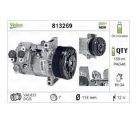 VALEO Compresor Aire Acondicionado Apto para Suzuki Grand Vitara II JT Te La