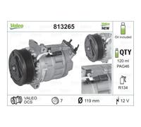 VALEO Compresor Aire Acondicionado para Nissan Primastar Caja Renault Trafic III