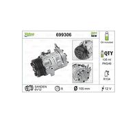 VALEO Compresor, Aire acondicionado 699306