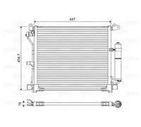 VALEO-822579-Condensador, aire acondicionado-Sistema de Clmatización Valeo - Condensadores elevadas prestaciones -