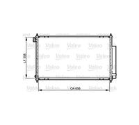 VALEO Condensador, Aire acondicionado 814159