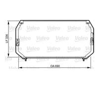 VALEO Condensador, Aire acondicionado 814246