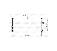 VALEO Condensador, Aire acondicionado 814328