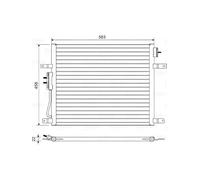 VALEO Condensador, Aire acondicionado 814443