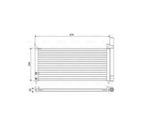 VALEO Condensador, Aire acondicionado 814464