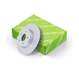 VALEO Disco de freno pintado 673284, Caja de disco 1 Ventilado, Eje delantero - Similar a diseño y calidad OE