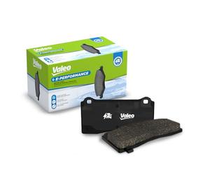 Valeo E-PERFORMANCE - Pastillas de freno - 610525 - Sef de 4 pastillas - Eje delantero - Totalmente equipadas con accesorios montados y no montados - Valeo, Experto en frenado desde 1923