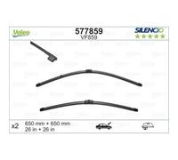 VALEO Escobilla Delant. para VW Touareg 7LA 7L6 7L7 Porsche Cayenne 955