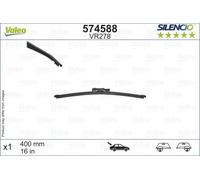 VALEO Escobilla Trasero para Renault Trafic III Bus Jg Opel Vivaro Combi 296
