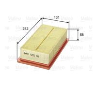 Valeo Filtro De Aire Para Fiat Tipo 1.4 I.E 2.0 Tempra Lancia Dedra SW