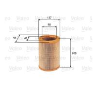 Valeo Filtro De Aire Para Peugeot 106 II 1.5 D Citroën Saxo AX 585608