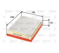 VALEO Filtro De Aire Para Renault Laguna III Grandtour 2.0 DCI 1.5