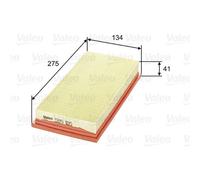 VALEO Filtro De Aire Para VW Golf I Cabriolet 1.8 1.5 Scirocco 585165