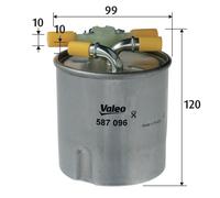 VALEO Filtro de Combustible Apto para Nissan Qashqai + 2 I Goma Renault Koleos