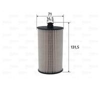 VALEO Filtro de Combustible Tubería para VW Crafter 30-35 Bus