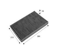 VALEO Filtro Habitáculo de Carbón Activado para Chrysler 300C Touring LX 715648