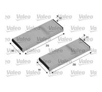 VALEO Filtro Habitáculo Partícula para Audi A6 Allroad 4FH C6 4F5 715500