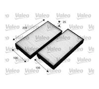 VALEO Filtro Habitáculo Partícula para Kia Rio Familiar Dc Clarus K9A 715523