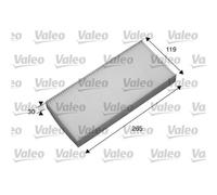VALEO Filtro Habitáculo Partícula para Renault Twingo II CN0_ C06_ 698878