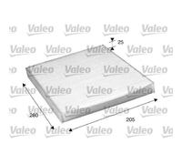 VALEO Filtro Habitáculo Partícula para VW Golf III 1H1 Polo 6N2 Audi A3