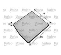 VALEO Filtro Interior Antipartículas para Volvo XC90 I 275 V70 II SW 698771