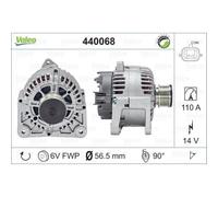 VALEO Generador Alternador 110A 14V Para Peugeot 307 SW Dacia Logan