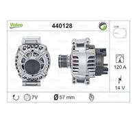 VALEO Generador Alternador 120A 14V Para Mercedes-Benz Clase C T-Model