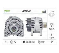 VALEO Generador Alternador 120A 14V Para Renault Megane III Coupe DZ0/1