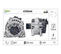 VALEO Generador Alternador 150A 14V Para Ford Focus III Sedán