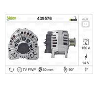VALEO Generador Alternador 150A 14V Para Opel Vivaro Combi Espace IV Laguna II