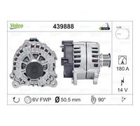 VALEO Generador Alternador 180A 14V para Audi A5 Cabriolet A4 Avant
