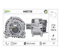 VALEO Generador Alternador 180A 14V Para Seat Leon Passat Variant Golf VII