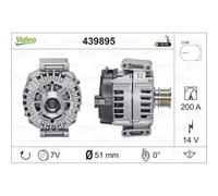 VALEO Generador Alternador 200A 14V Para Mercedes-Benz CLS Clase E Coupé