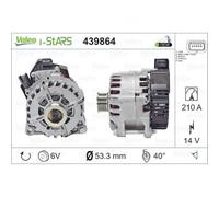 VALEO Generador Alternador 210A 14V para Citroën C5 Aircross 5008 308 Sw II