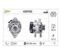VALEO Generador Alternador 90A 14V Para Toyota Yaris NLP13_ NSP13_ NCP13_