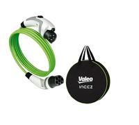 Valeo Ineez, 652106, Cable de Carga para vehículos eléctricos o híbridos enchufables con Bolsa de Transporte, Tipo 2 a Tipo 1, 3,7 kW, 10 Metros