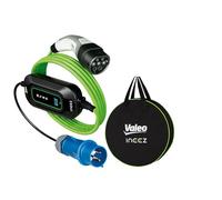 Valeo Ineez - 652115 - Cargador portátil para vehículos eléctricos o híbridos enchufables con Bolsa de Transporte - Enchufe para Autocaravana (CEE Blue) a Tipo 2-7,4 kW - 5 Metros