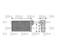 VALEO Intercambiador de Calor Calefacción Apto para Peugeot 307 1.6 16V 1.4